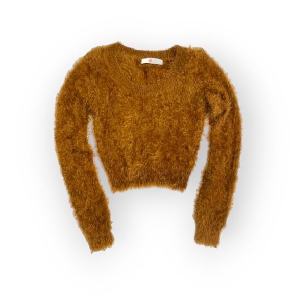 American Apparel Fuzzy Crop Sweater XS - Picture 2 of 7